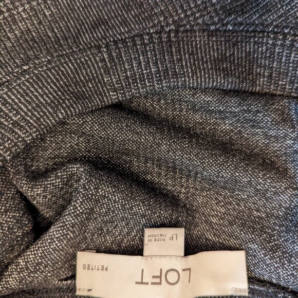 Loft Petite Button Back Plaid Swing Dress - Picture 8 of 8